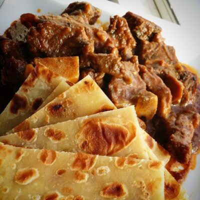 Goat Stew and Chapati